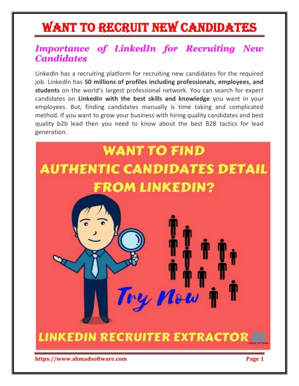 Importance of LinkedIn for Recruiting New Candidates