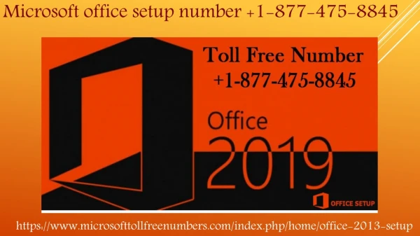 Microsoft office setup number 1-877-475-8845 | office.com/setup
