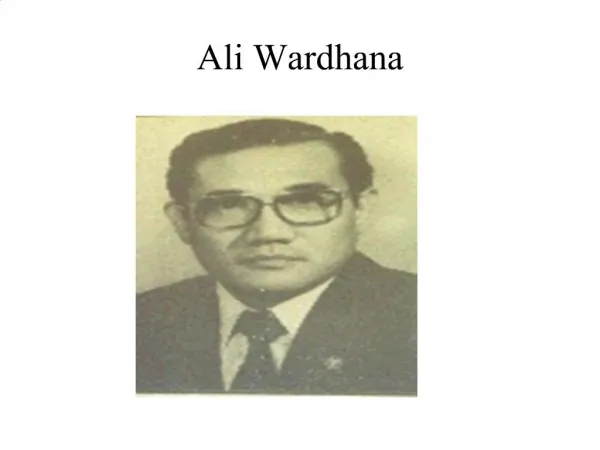 Ali Wardhana