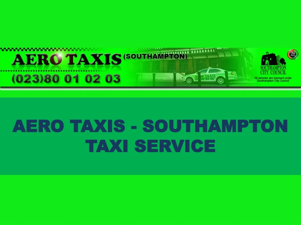 aero taxis southampton taxi service