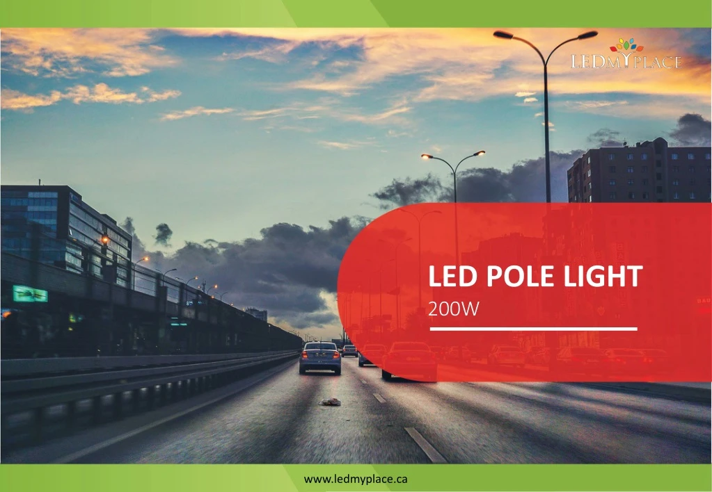 led pole light 200w