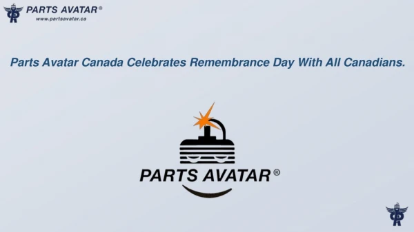 Best Auto Parts Deals on Remembrance Day at Parts Avatar.