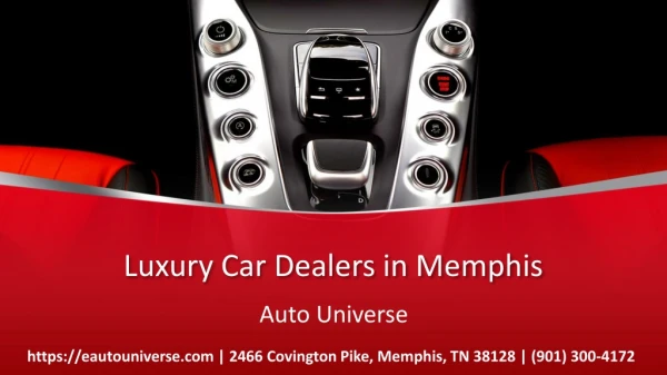 Luxury Used Car Dealers In Memphis | Auto Universe