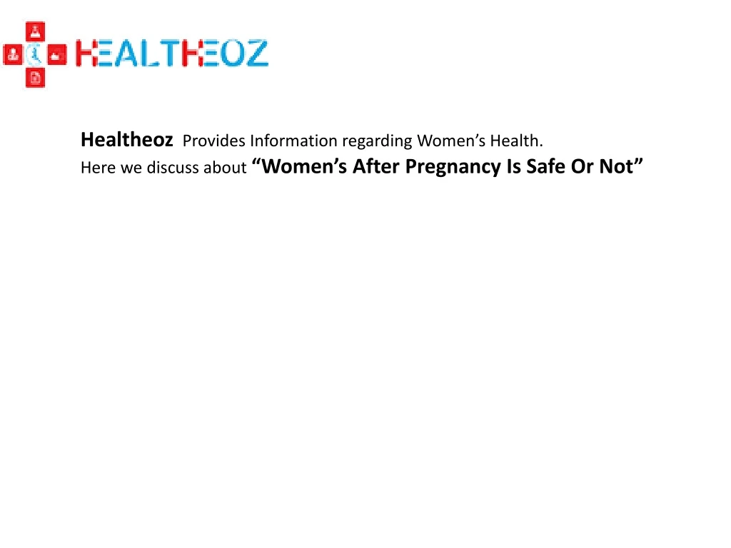 healtheoz provides information regarding women