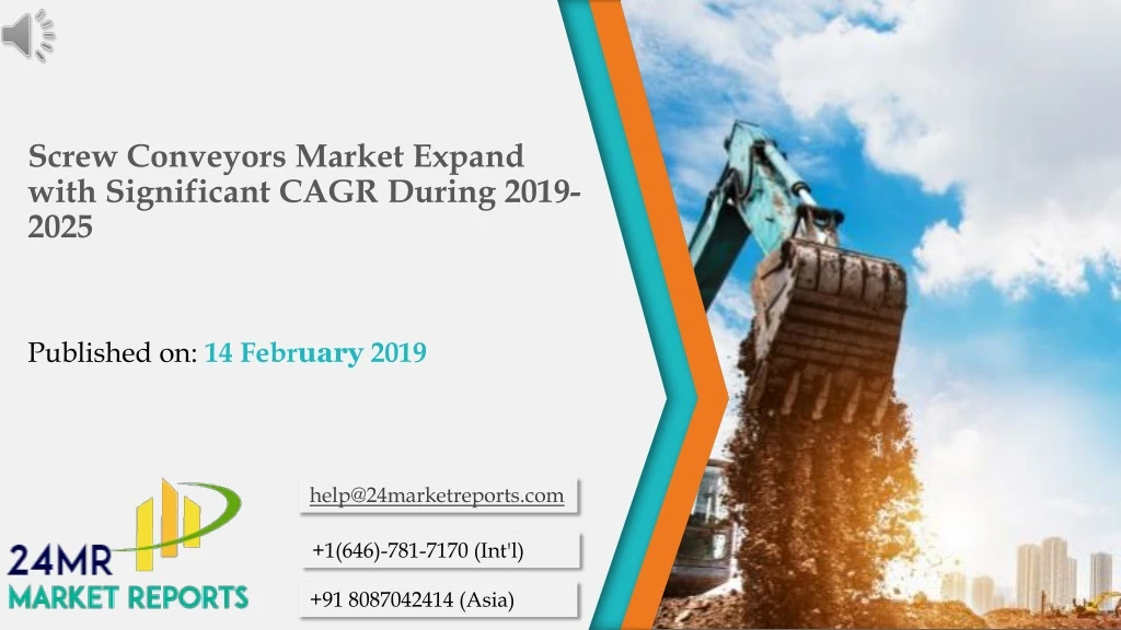 screw conveyors market expand with significant cagr during 2019 2025