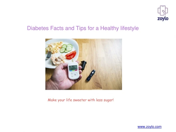Diabetes Facts and Tips for a Healthy lifestyle