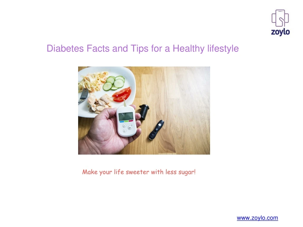 diabetes facts and tips for a healthy lifestyle