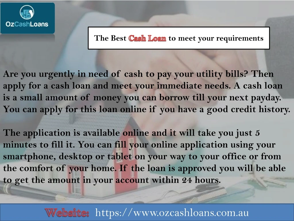the best cash loan to meet your requirements