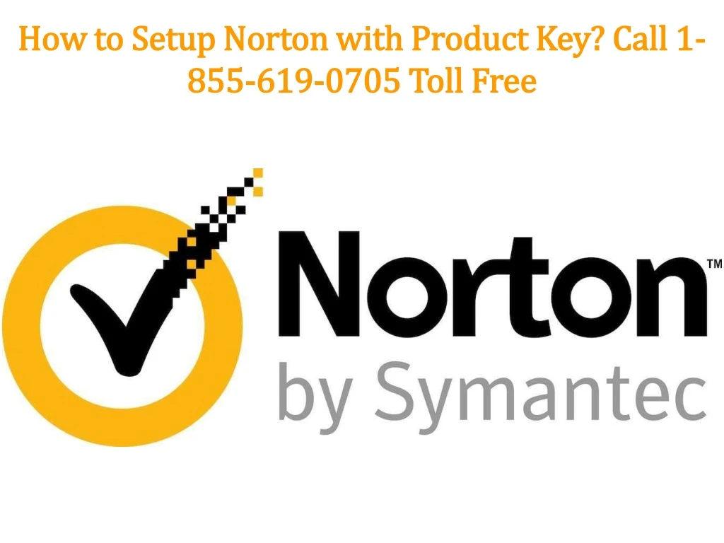 how to setup norton with product key call