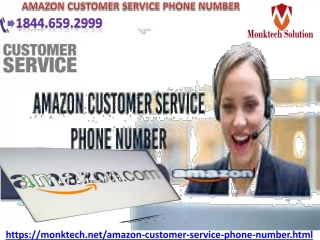 Avail effective service with Amazon customer service phone number team 1844.659.2999 - slide 1