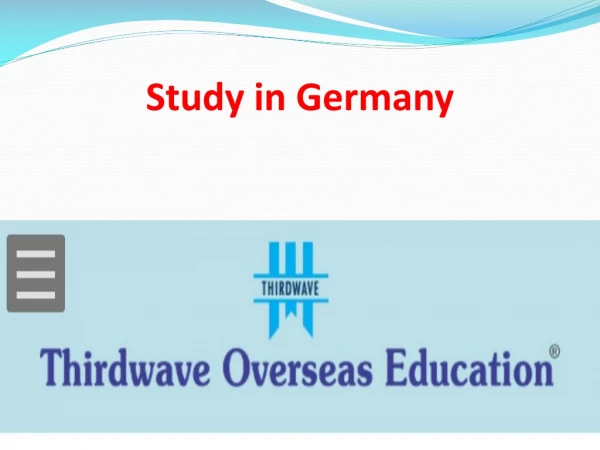 Study in Germany for Indian Students Consultants in Kochi, Coimbatore