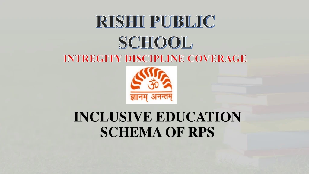 inclusive education schema of rps