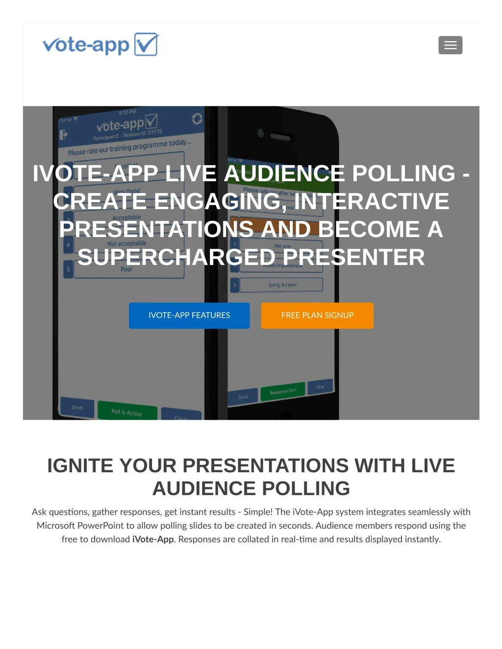 ivote app live audience polling create engaging