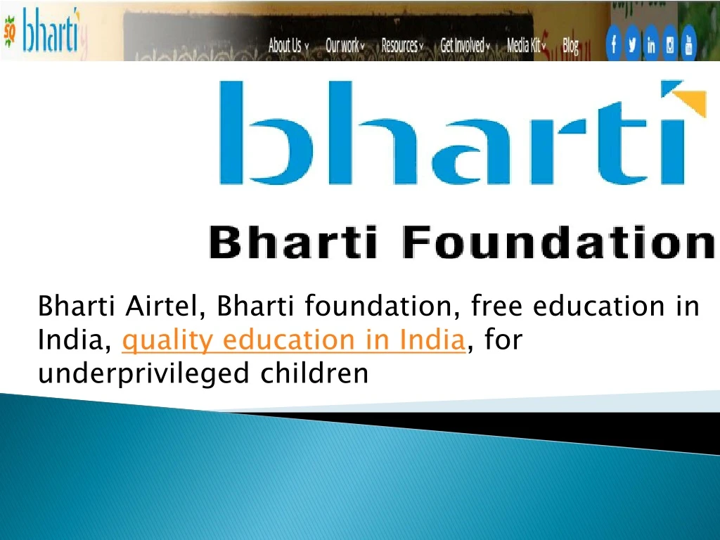 bharti airtel bharti foundation free education