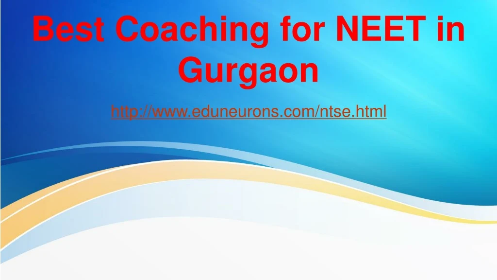 best coaching for neet in gurgaon