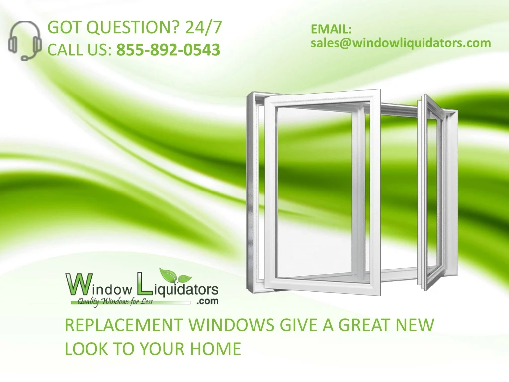 replacement windows give a great new look to your home