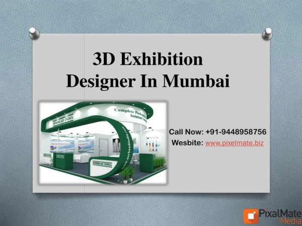 3D Exhibitions Designer | 3D Stall Design Agency in Mumbai | Pixelmate
