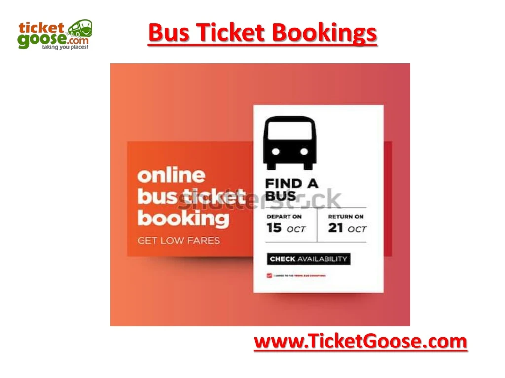 bus ticket bookings