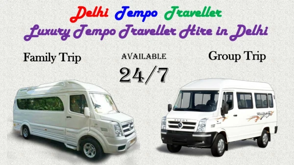 Luxury Maharaja seater Tempo Traveller in Delhi