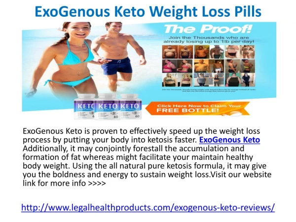 ExoGenous Keto Weight Loss Pills