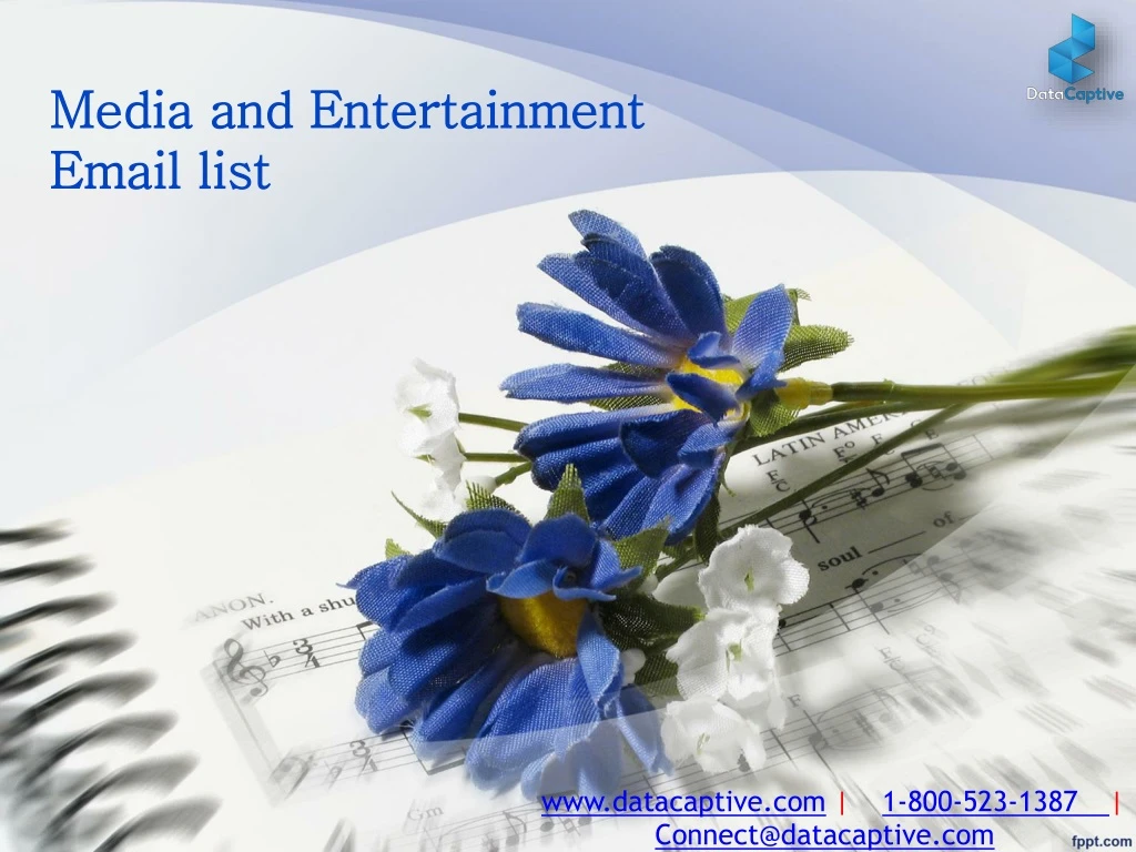 media and entertainment email list