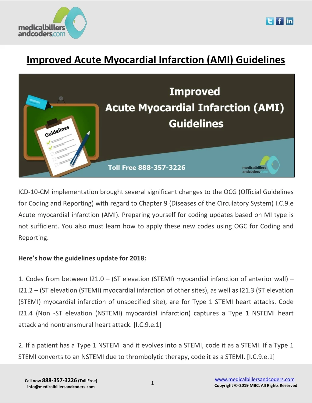 improved acute myocardial infarction