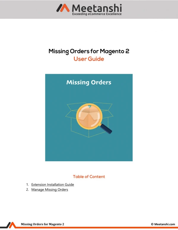 Magento 2 Missing Orders