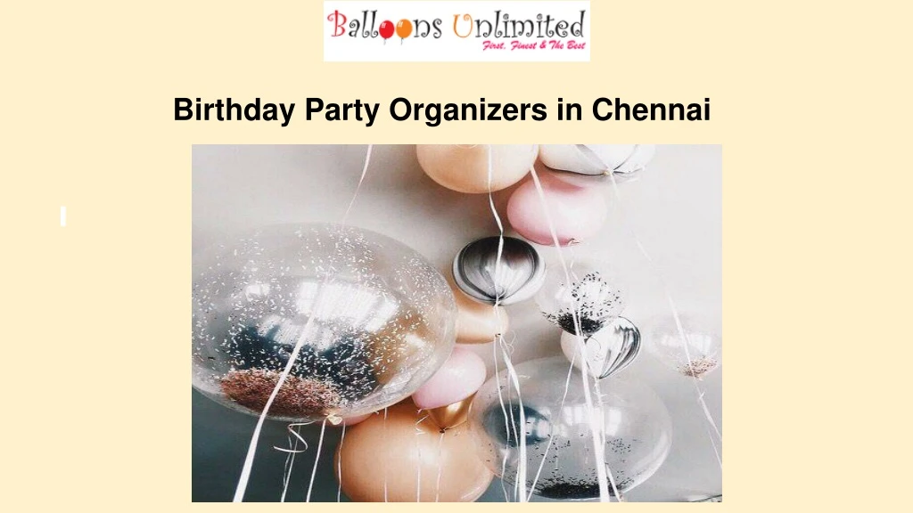 birthday party organizers in chennai