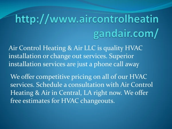 Air Conditioning Service Pride LA