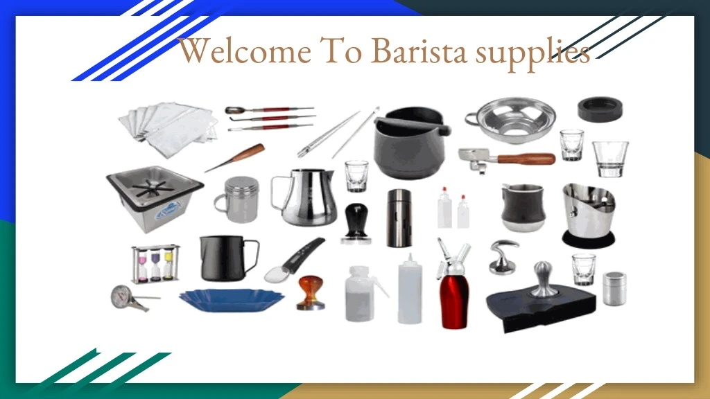 welcome to barista supplies