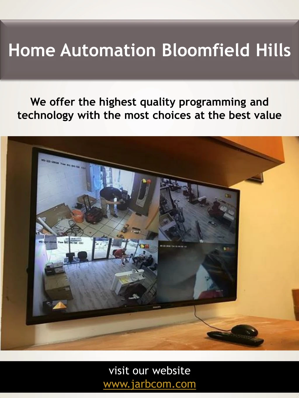 home automation bloomfield hills