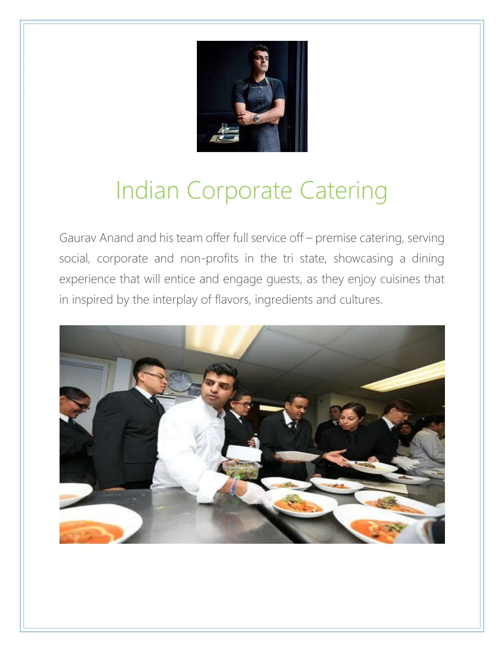 indian corporate catering