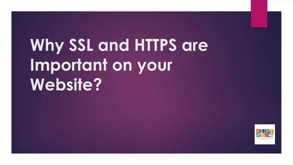why ssl and https are important on your website