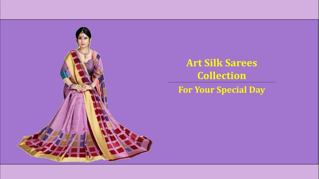art silk sarees collection