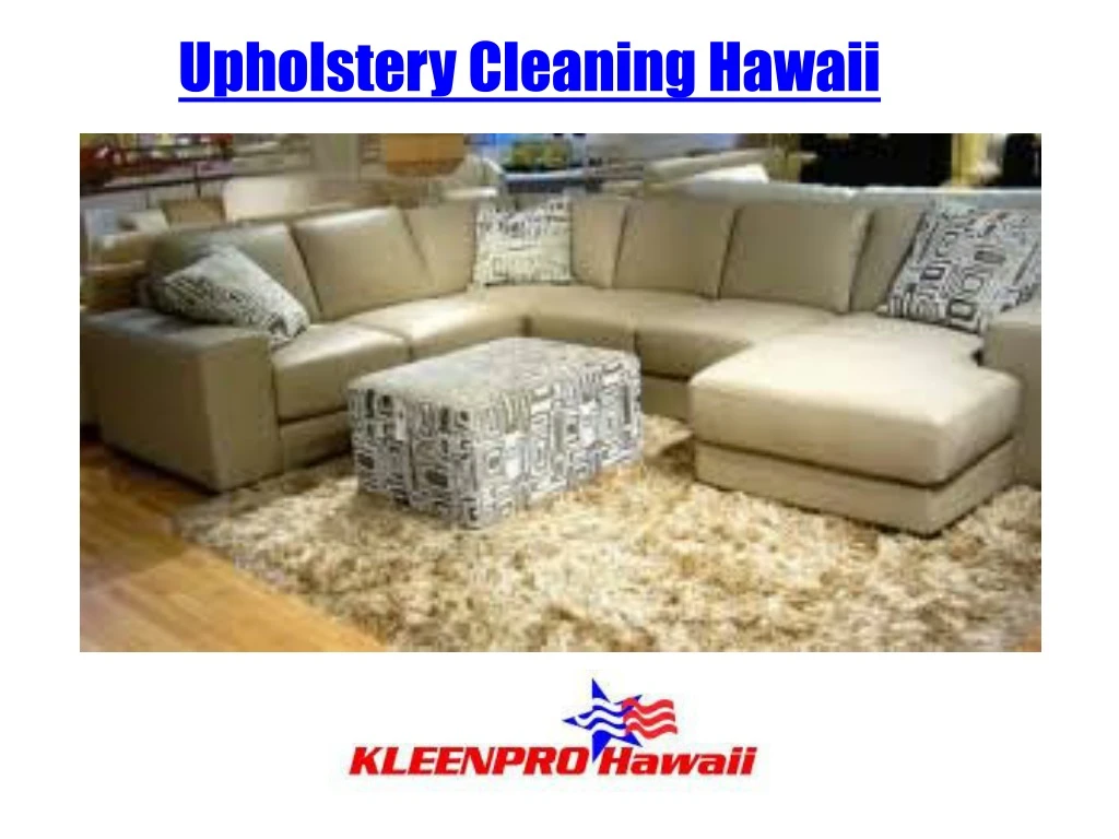 upholstery cleaning hawaii