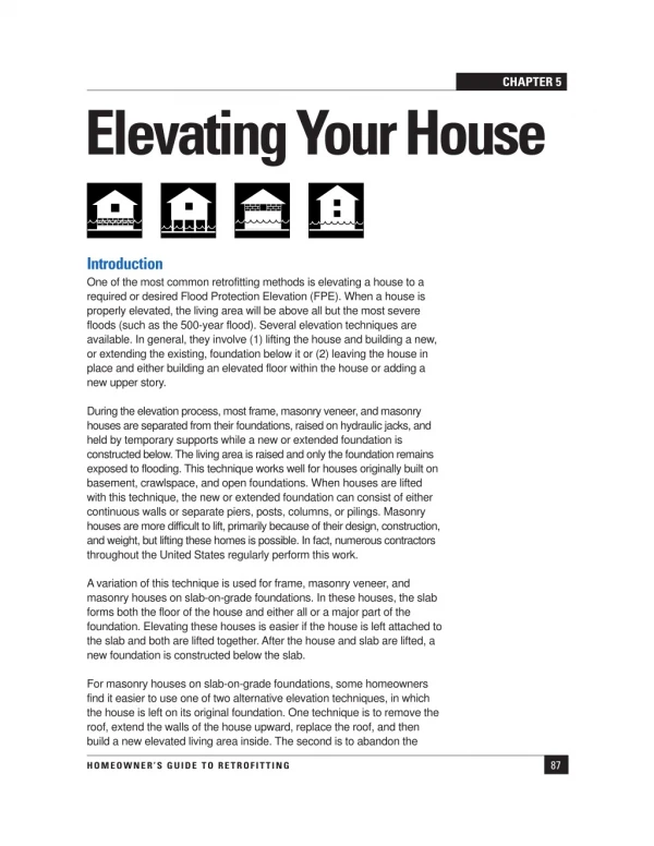 Elevating Your House