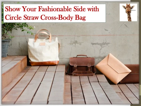 Show Your Fashionable Side with Circle Straw Cross-Body Bag