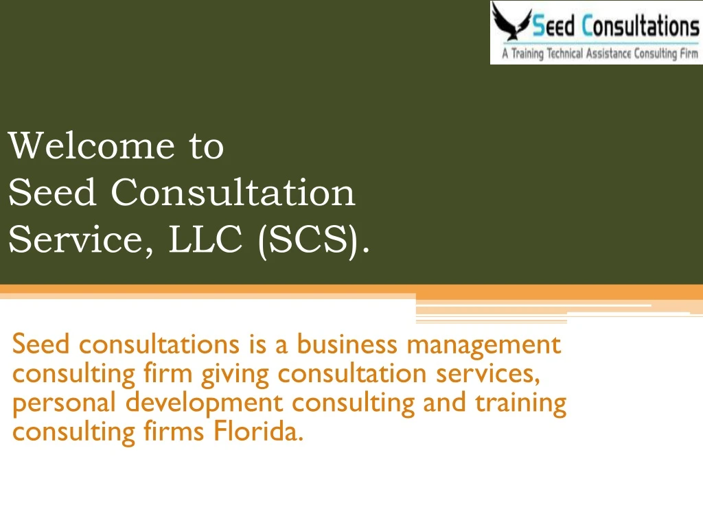welcome to seed consultation service llc scs