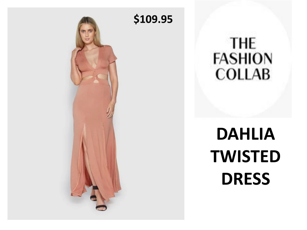 dahlia twisted dress