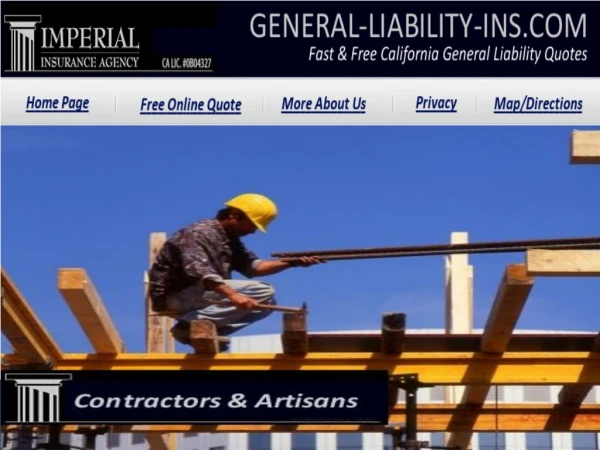 Office General Liability Insurance California