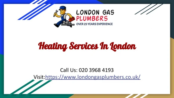 Central Heating, Repair & Installation at London