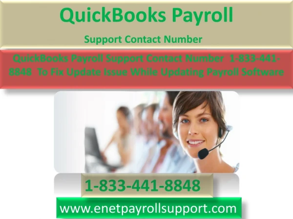 QuickBooks Payroll Support Contact Number 1-833-441-8848