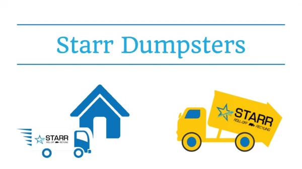 dumpster rental Washington DC - Starr Dumpsters