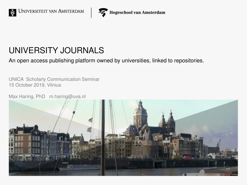 university journals an open access publishing