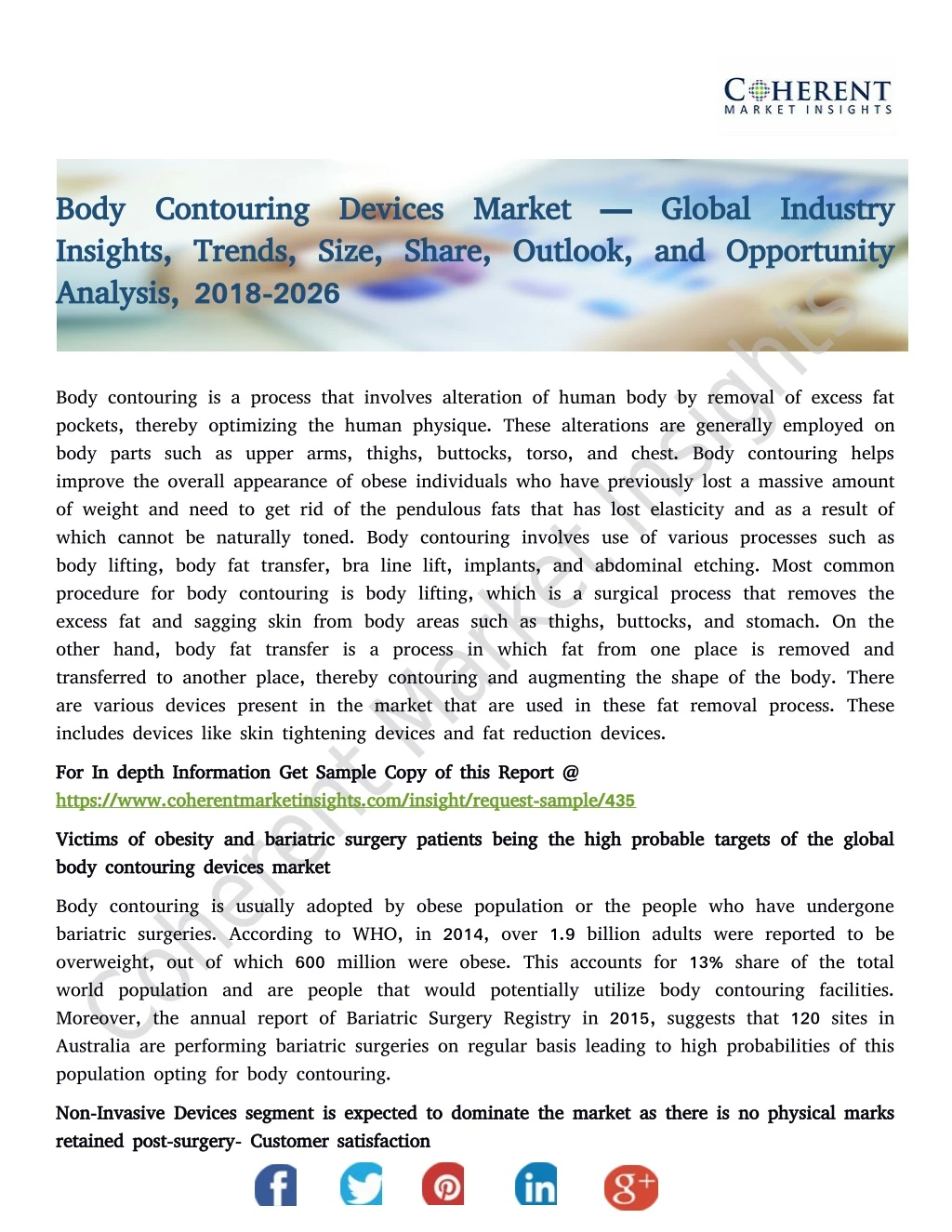 body contouring devices market global industry