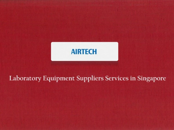 Laboratory Equipment Suppliers Services