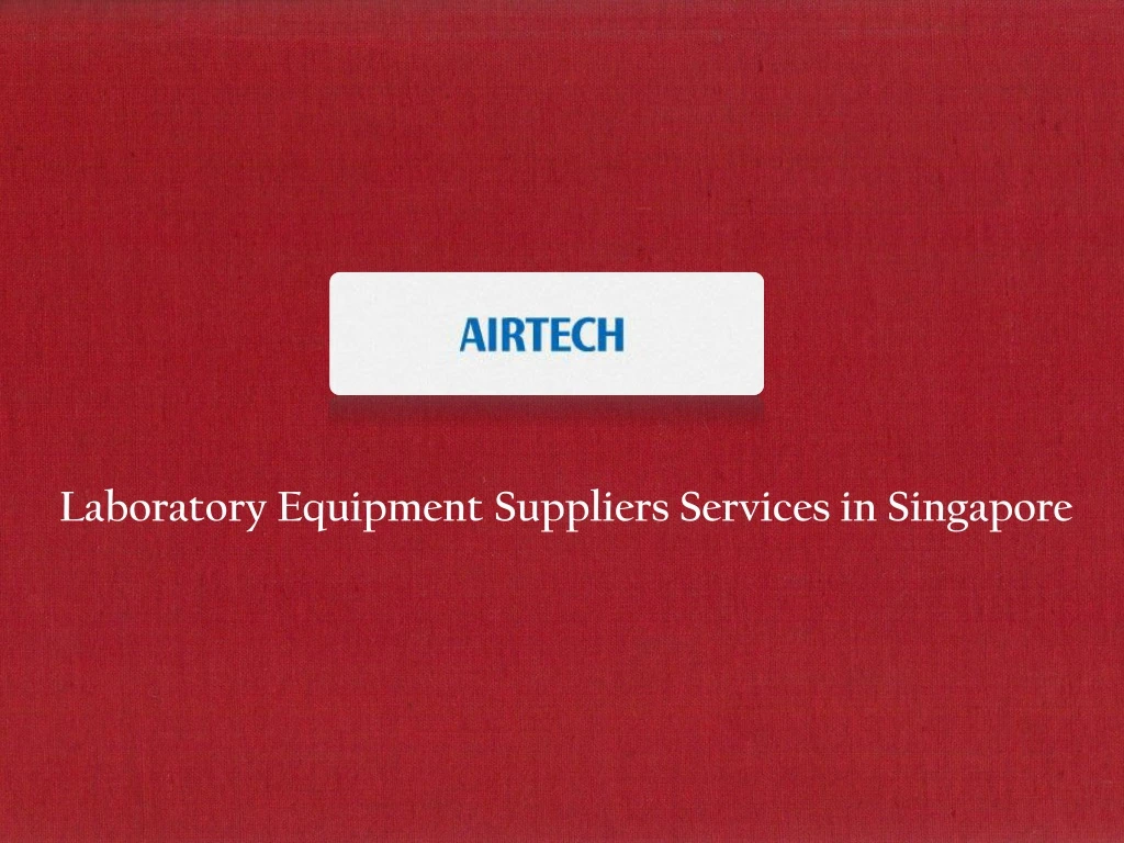 laboratory equipment suppliers services