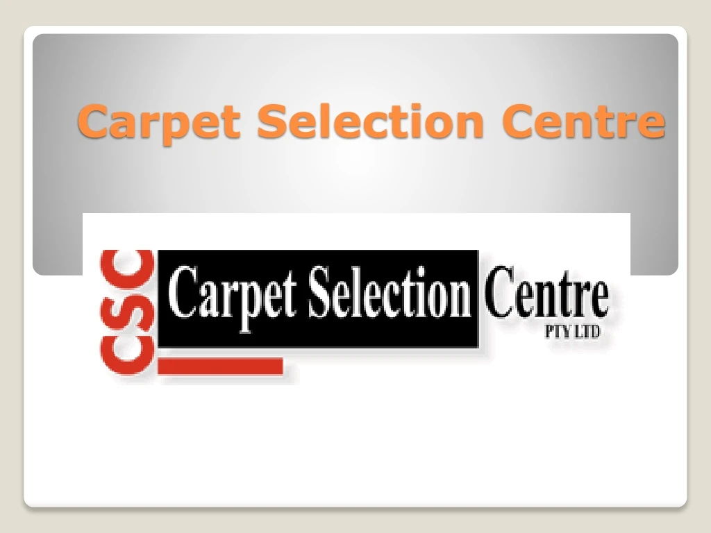 carpet selection centre