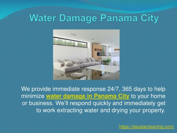 Water Damage Panama City