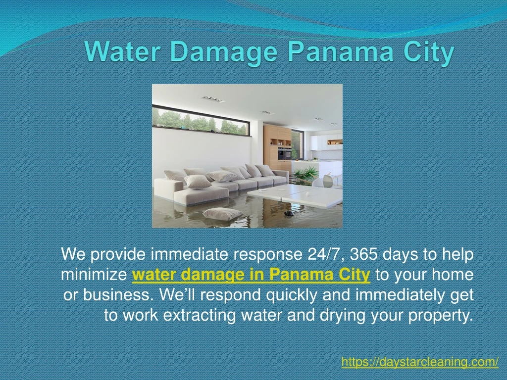 water damage panama city